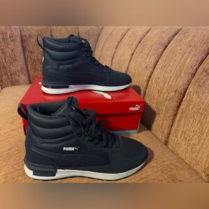 Puma Graviton Mid in Forest Night/dark blue, size 10. New, never worn, in box 🤩